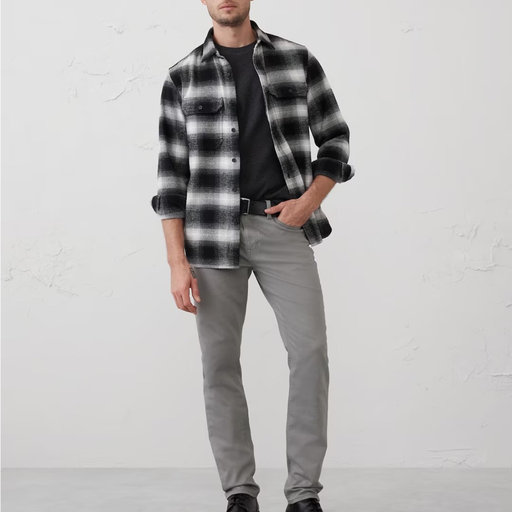 Banana Republic Gray Straight Leg Jeans